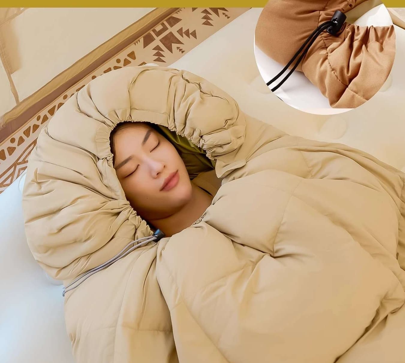 ふわもこ雲のような快眠シュラフ