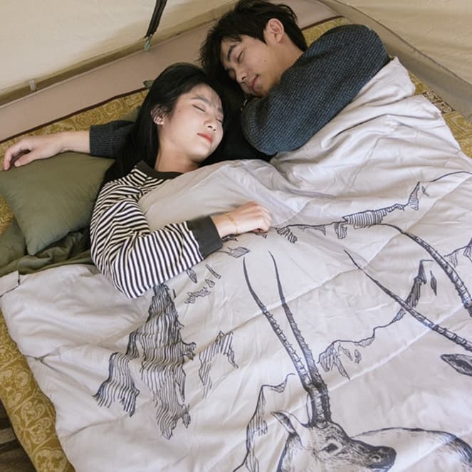 シュラフ大自然の眠り 二人用