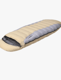 シュラフ 極寒対応羽毛封筒型シュラフ収納袋付