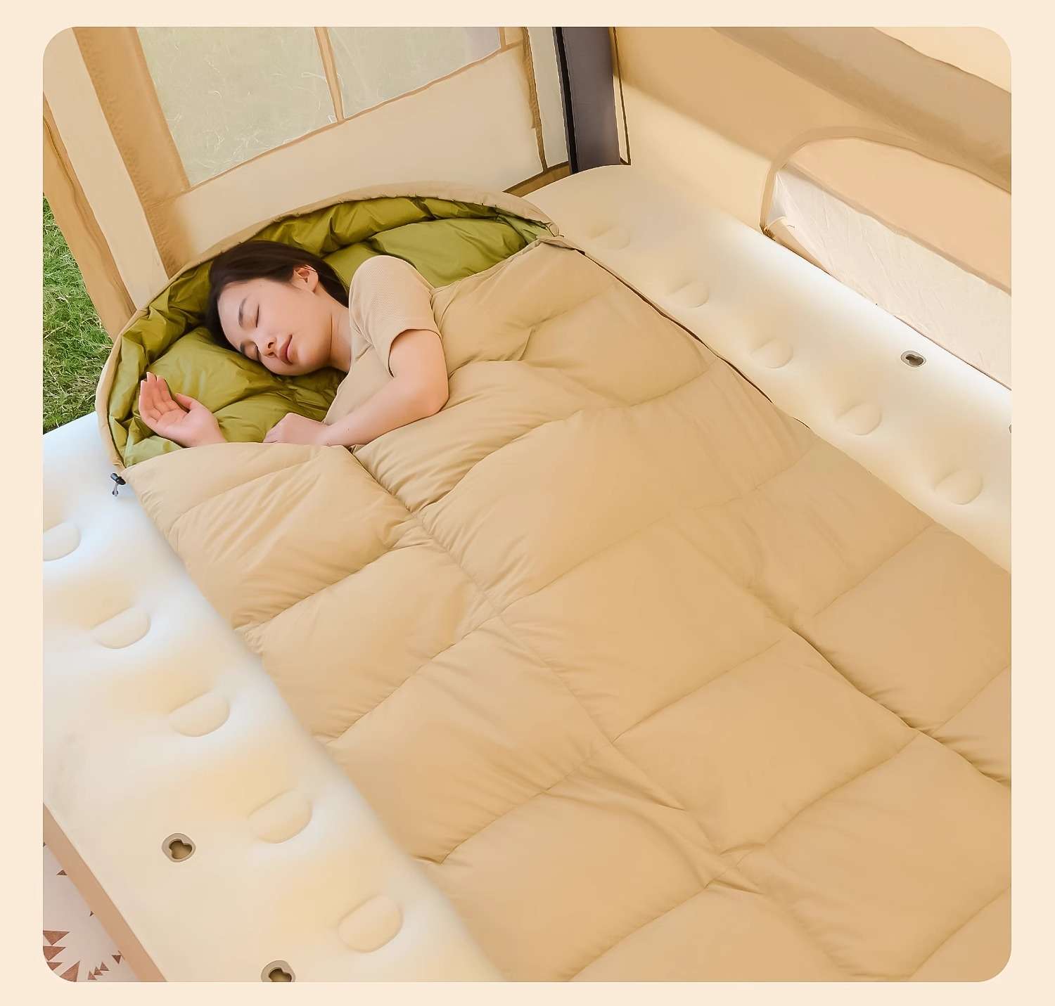 ふわもこ雲のような快眠シュラフ