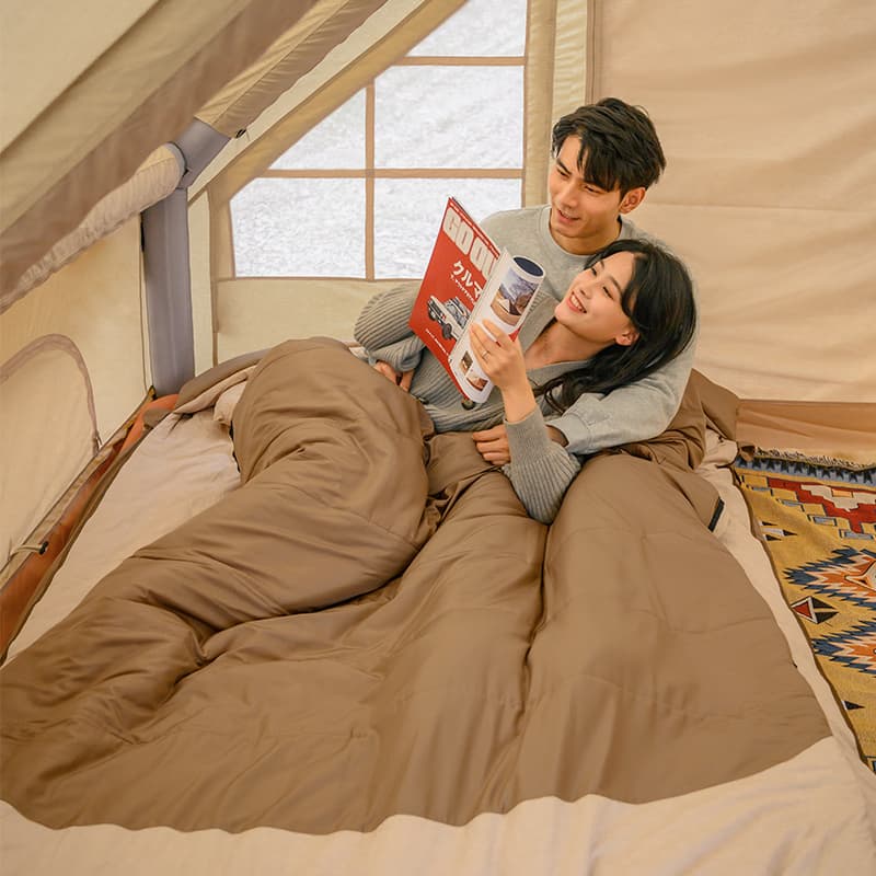 シュラフ 極上の眠り二人用シュラフ