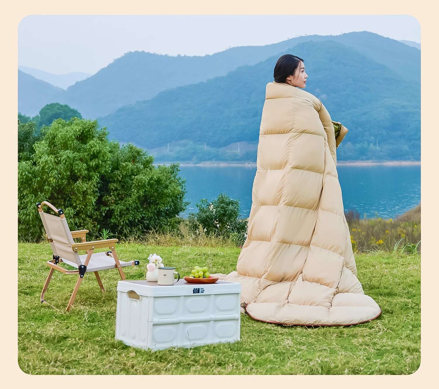 ふわもこ雲のような快眠シュラフ