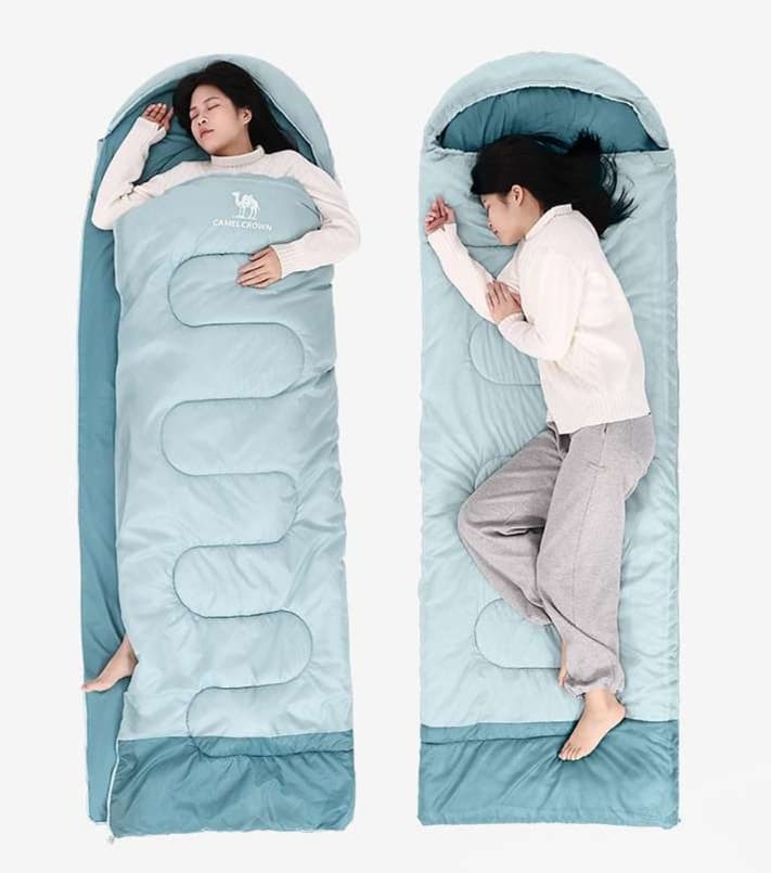 シュラフ 快適睡眠 二人用連結寝袋
