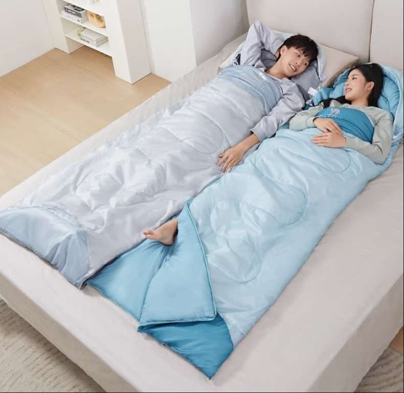 シュラフ フード付き快眠寝袋