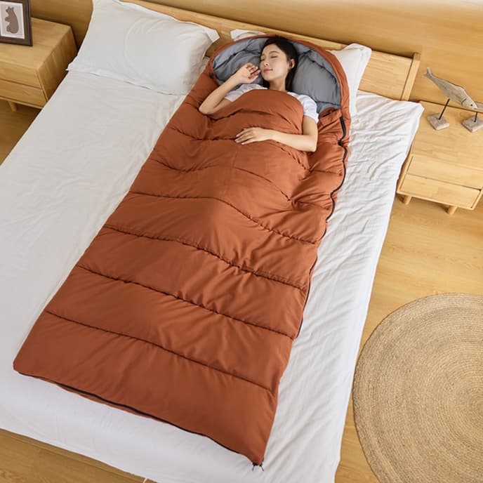 寝袋 快適睡眠 超大型シュラフ 冬用