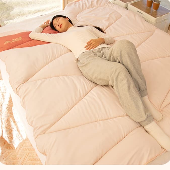 シュラフ ふんわり暖かい 冬用