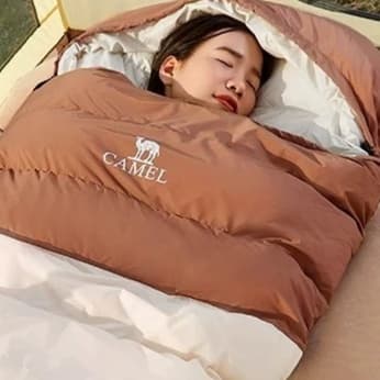 シュラフ 暖暖アウトドア防寒 冬キャンプ快適睡眠