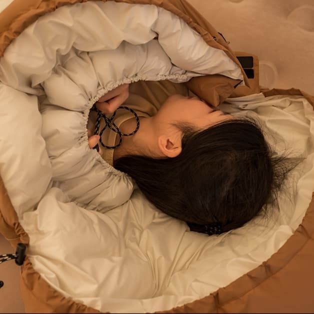 シュラフ 暖暖アウトドア防寒 冬キャンプ快適睡眠