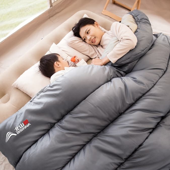 シュラフ ゆったり快眠 広々寝袋