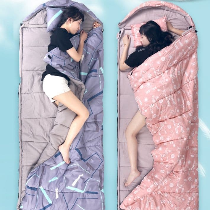 シュラフ シュラフ ゆったり快眠 足伸び寝袋