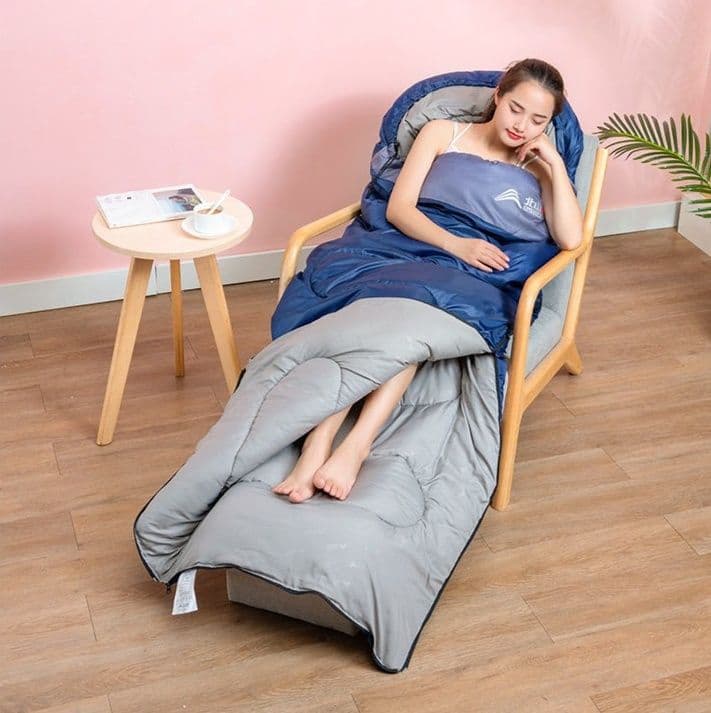 シュラフ 洗える封筒型保温シュラフ快適睡眠仕様