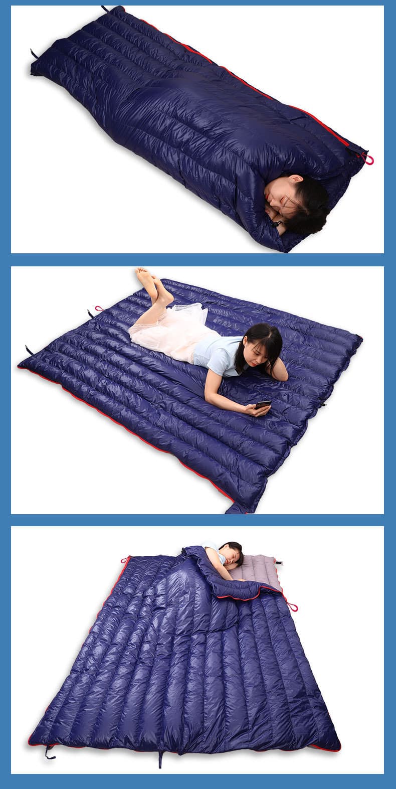 シュラフ 軽量コンパクト封筒型シュラフ