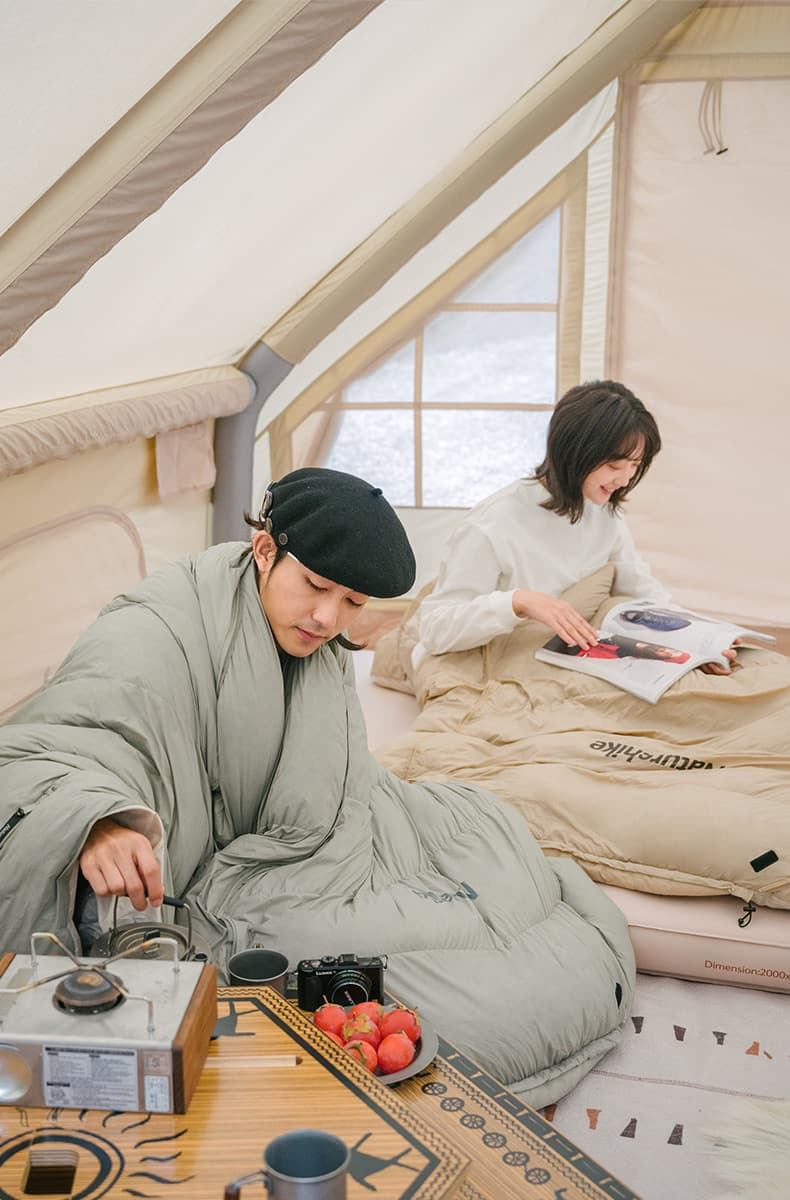 寝袋 軽量コンパクト 冬用シュラフ
