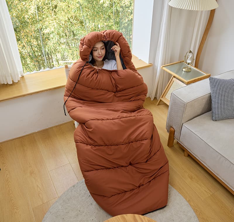 寝袋 快適睡眠 超大型シュラフ 冬用