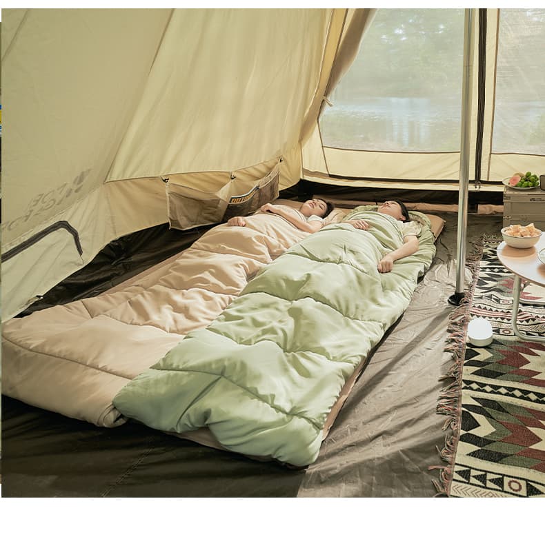 寝袋 極上の眠りを誘う ふんわり暖かシュラフ 冬用