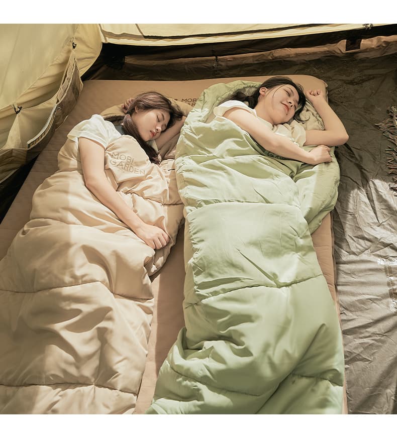 寝袋 極上の眠りを誘う ふんわり暖かシュラフ 冬用